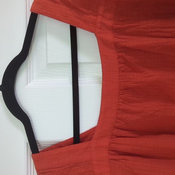 Madewell XS Square Neck Short Sleeve Popover Top - Picture 4 of 6